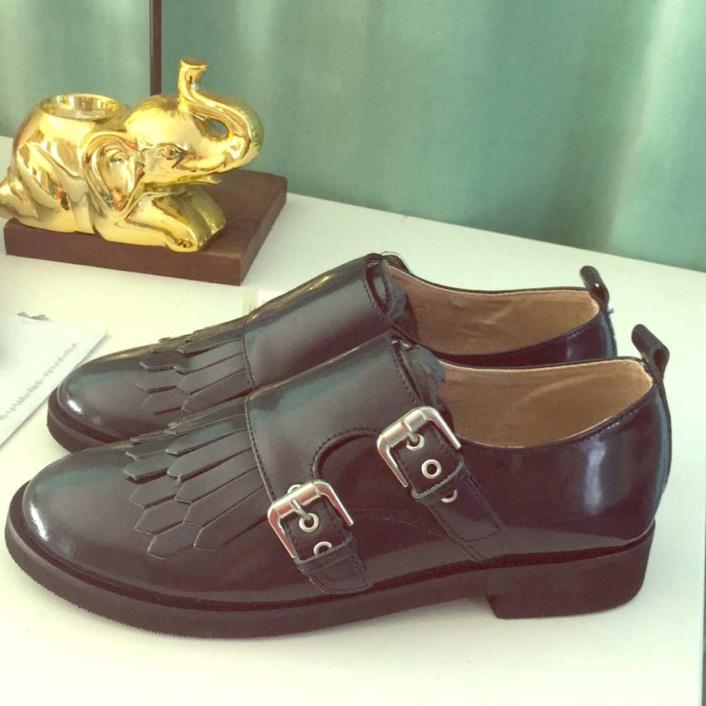 Brand new in box Zara oxford shoes, 37 usa 4 1/2